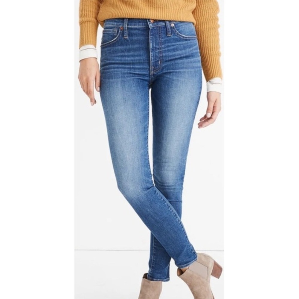 Madewell 9 Inch Mid Rise Skinny Jeans Size 32 NWT $128